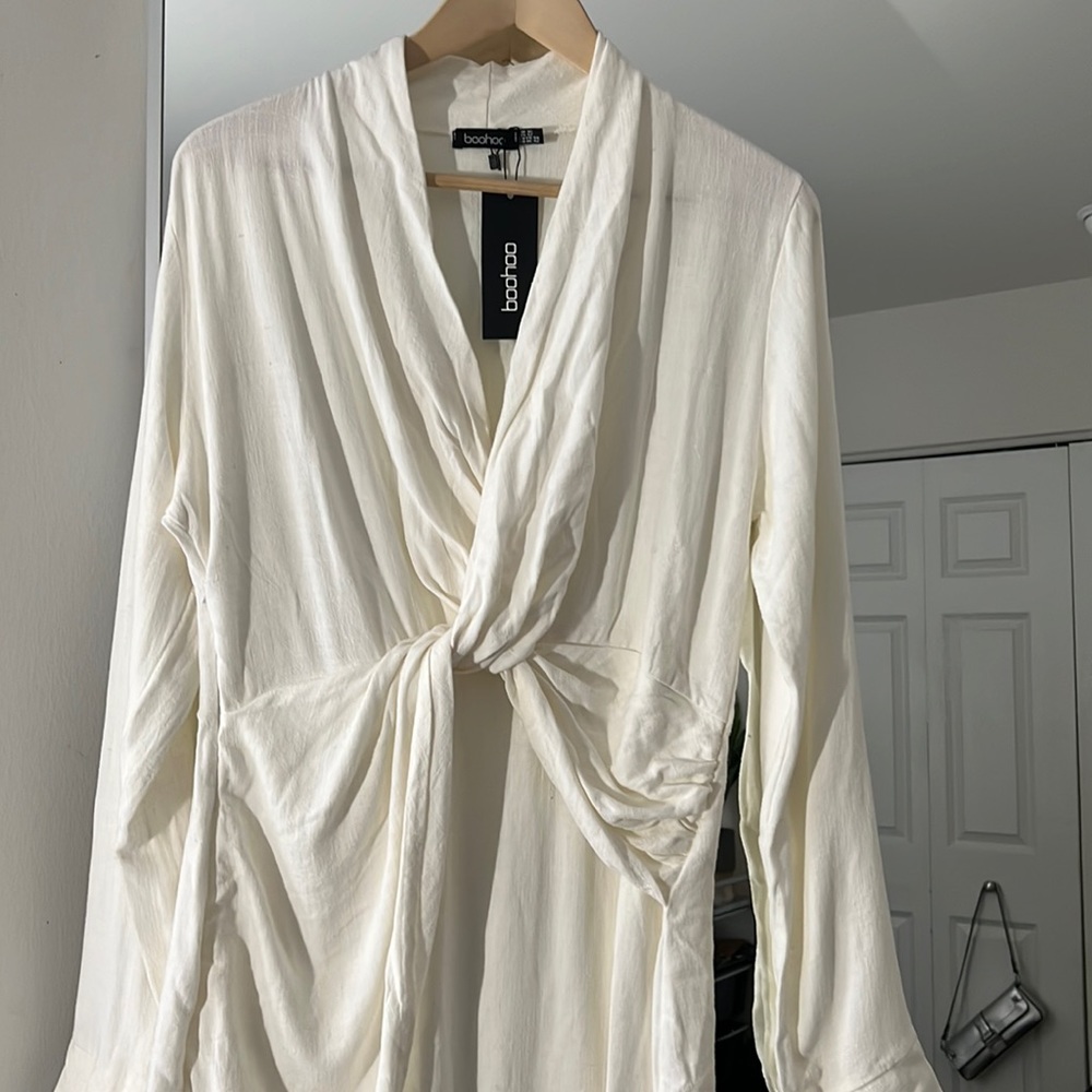 Boohoo Linen Dress Size 12